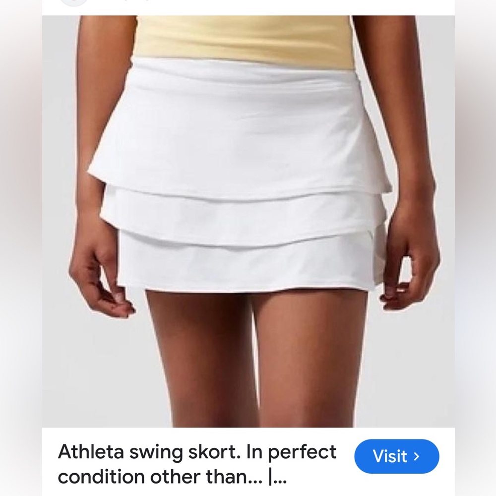Athleta Swing Layered Skort